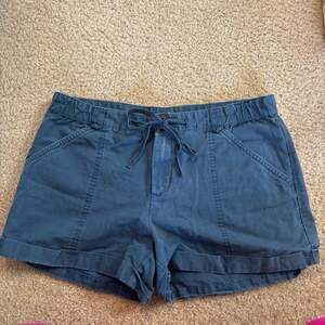 Gap Blue Drawstring Utility Shorts with Cuffed Hem